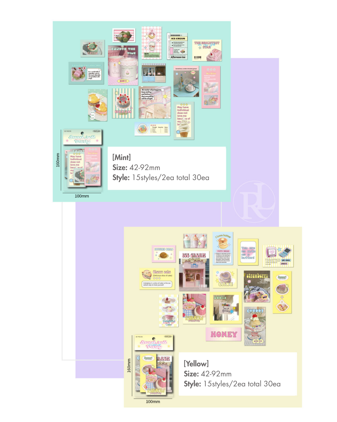 Sweet Roll Party Sticker  4TYPE
