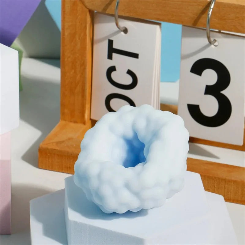 Shapeable Vacuum Squishies Sand Ball Grape Stress Ball Stress Relief Noisy Ball Desktop Squeezing Soothing Toy Birthday Gift