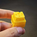Cheese Keyboard Fidget Keychain Clicker Keyring