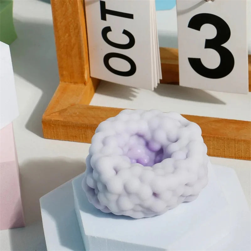 Shapeable Vacuum Squishies Sand Ball Grape Stress Ball Stress Relief Noisy Ball Desktop Squeezing Soothing Toy Birthday Gift