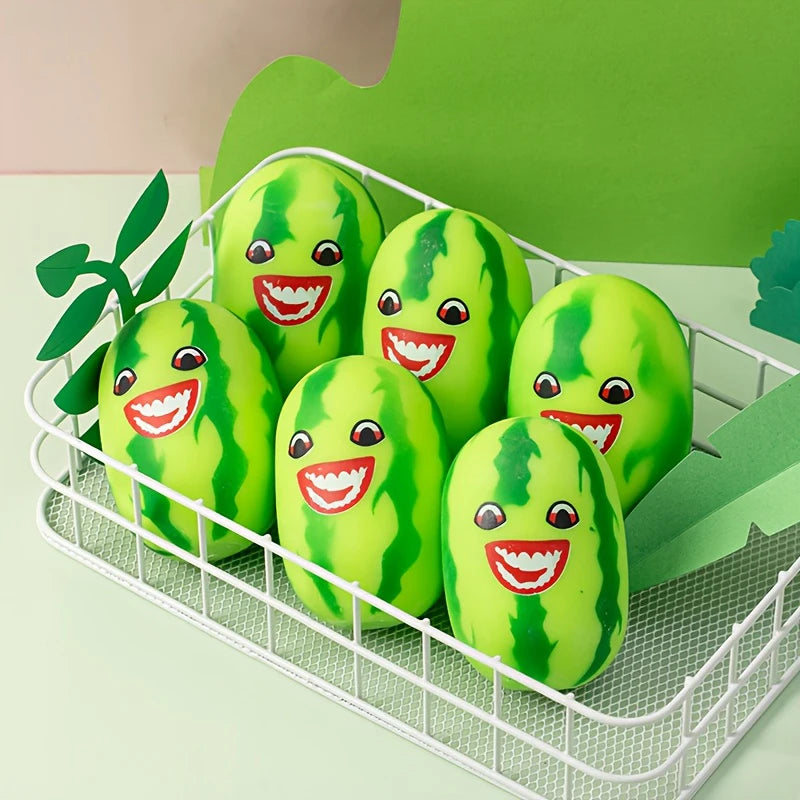 Watermelon Squishy Toys Anti Stress Balls Anxiety Release Soft Sensory Squeeze Fidget Toy For Adults Kids