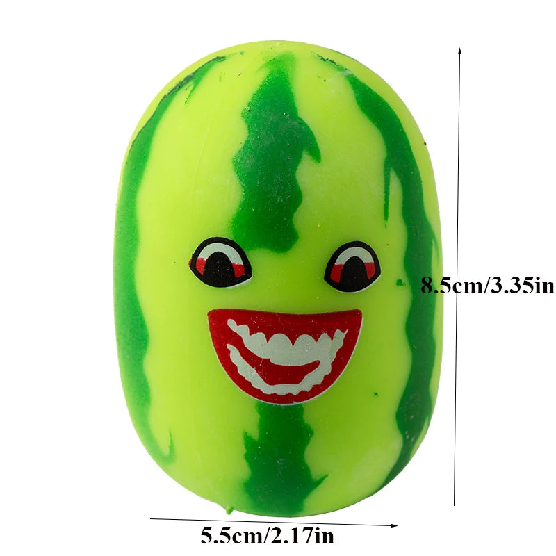 Watermelon Squishy Toys Anti Stress Balls Anxiety Release Soft Sensory Squeeze Fidget Toy For Adults Kids