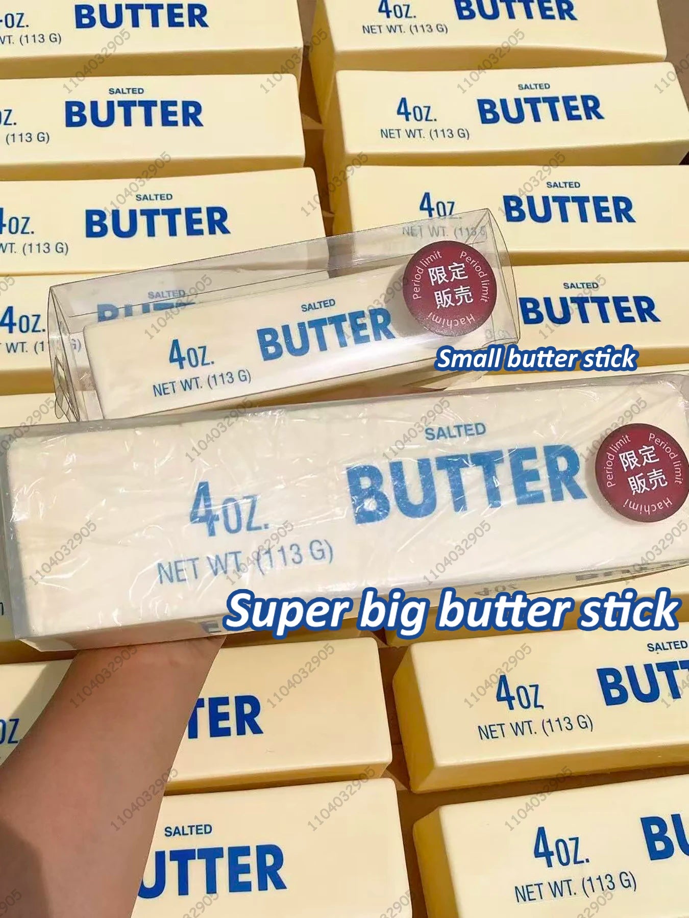 Squishy Super Big Butter Stick Slow Rising Fidget Toy Giant Butters Sticks Moist Squeeze Toy for Adults Kids Autism Girls Gifts