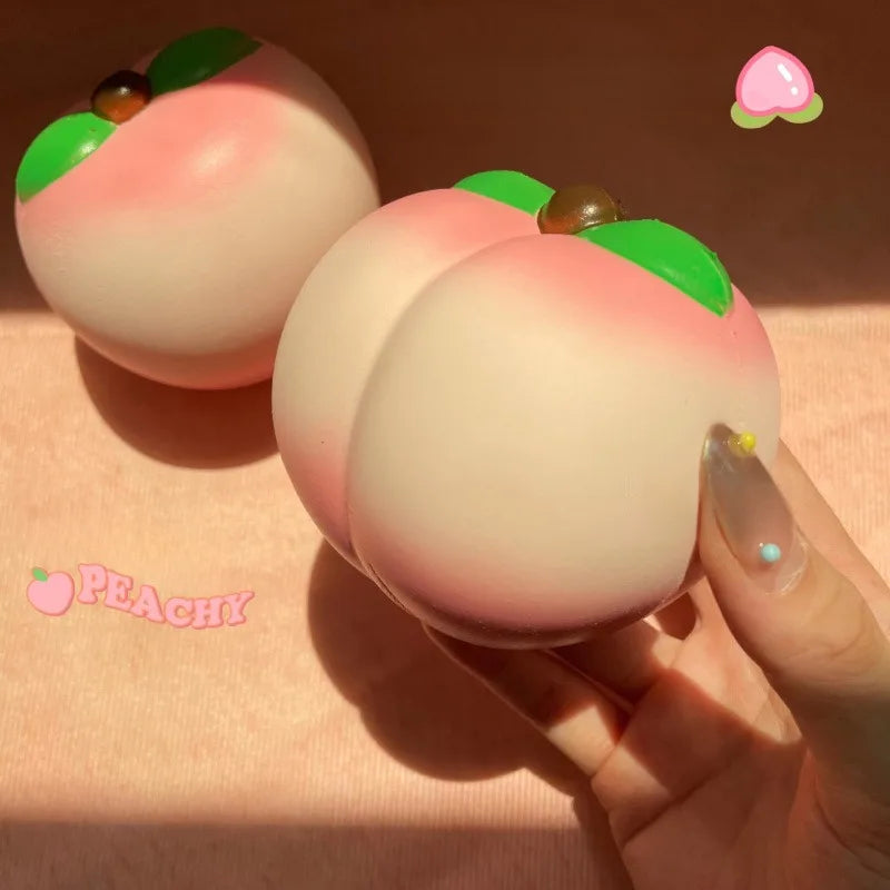 Squishy Slow Rising Fruit Toy - Stress Relief Sensory Fidget for Anxiety ADHD Autism, Gift for Kids Adults ASMR
