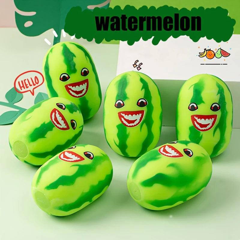 Watermelon Squishy Toys Anti Stress Balls Anxiety Release Soft Sensory Squeeze Fidget Toy For Adults Kids