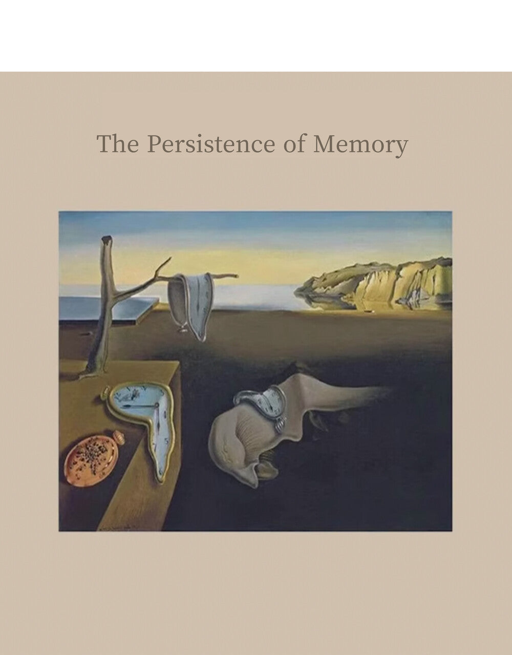 Salvador Dali Noise-Free Melting Clock (2color)