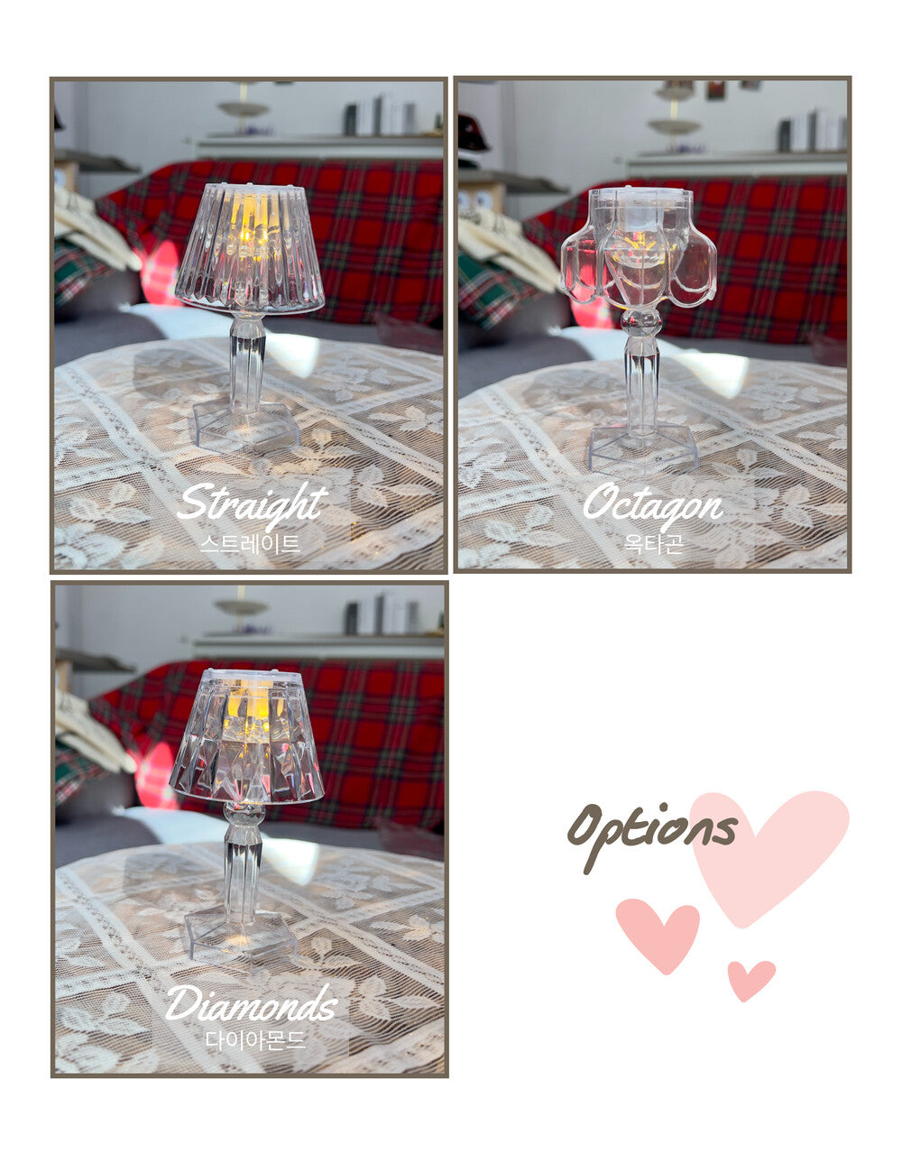 Crystal Mini LED Light (3design)