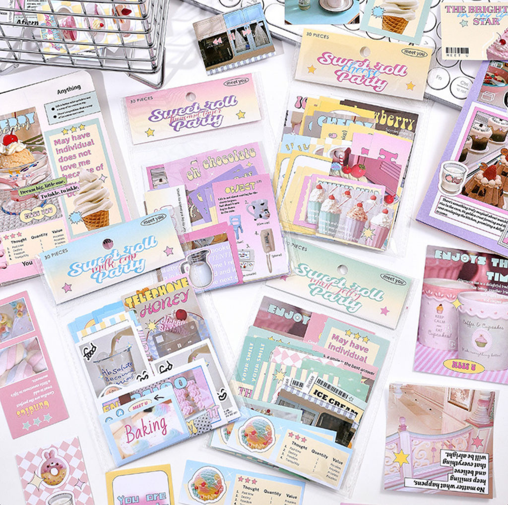 Sweet Roll Party Sticker  4TYPE