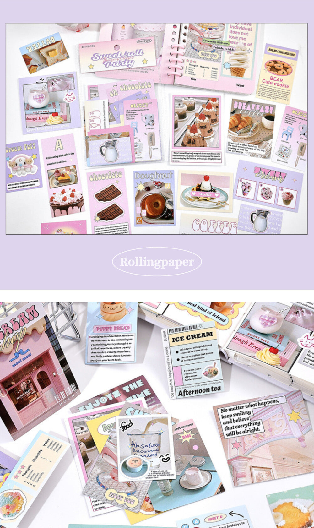 Sweet Roll Party Sticker  4TYPE